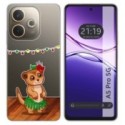 Funda Silicona Transparente para Oppo A5 Pro 5G diseño Suricata Dibujos