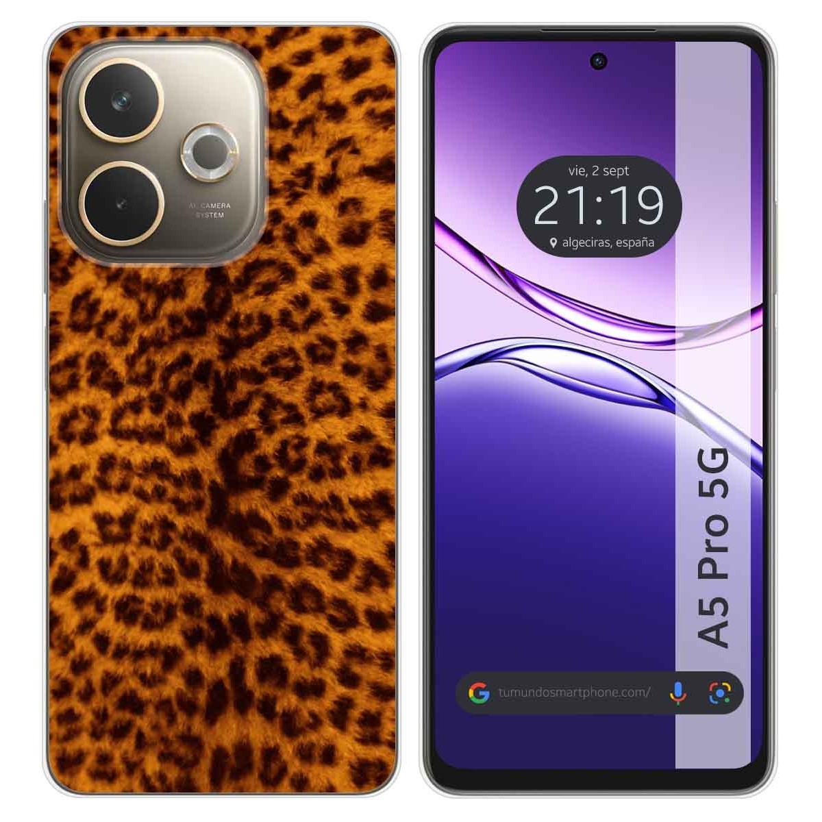 Funda Silicona para Oppo A5 Pro 5G diseño Animal 03 Dibujos