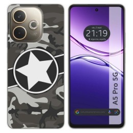 Funda Silicona para Oppo A5 Pro 5G diseño Camuflaje 02 Dibujos