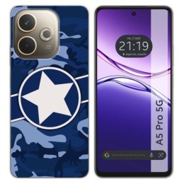 Funda Silicona para Oppo A5 Pro 5G diseño Camuflaje 03 Dibujos