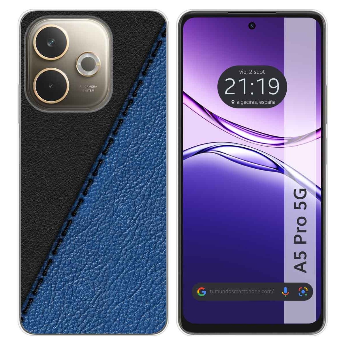 Funda Silicona para Oppo A5 Pro 5G diseño Cuero 02 Dibujos