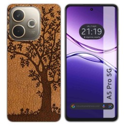 Funda Silicona para Oppo A5 Pro 5G diseño Cuero 03 Dibujos