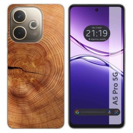 Funda Silicona para Oppo A5 Pro 5G diseño Madera 04 Dibujos