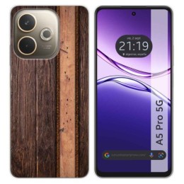 Funda Silicona para Oppo A5 Pro 5G diseño Madera 05 Dibujos