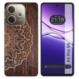 Funda Silicona para Oppo A5 Pro 5G diseño Madera 06 Dibujos