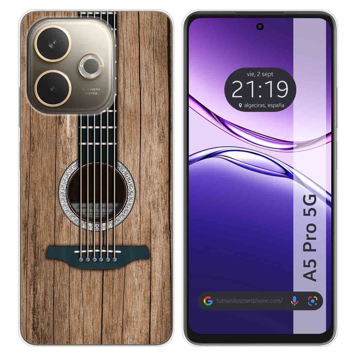 Funda Silicona para Oppo A5 Pro 5G diseño Madera 11 Dibujos