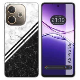 Funda Silicona para Oppo A5 Pro 5G diseño Mármol 01 Dibujos