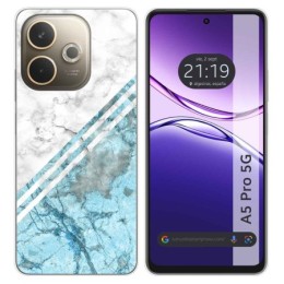 Funda Silicona para Oppo A5 Pro 5G diseño Mármol 02 Dibujos