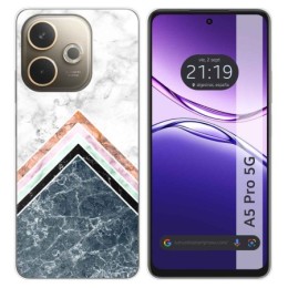 Funda Silicona para Oppo A5 Pro 5G diseño Mármol 05 Dibujos