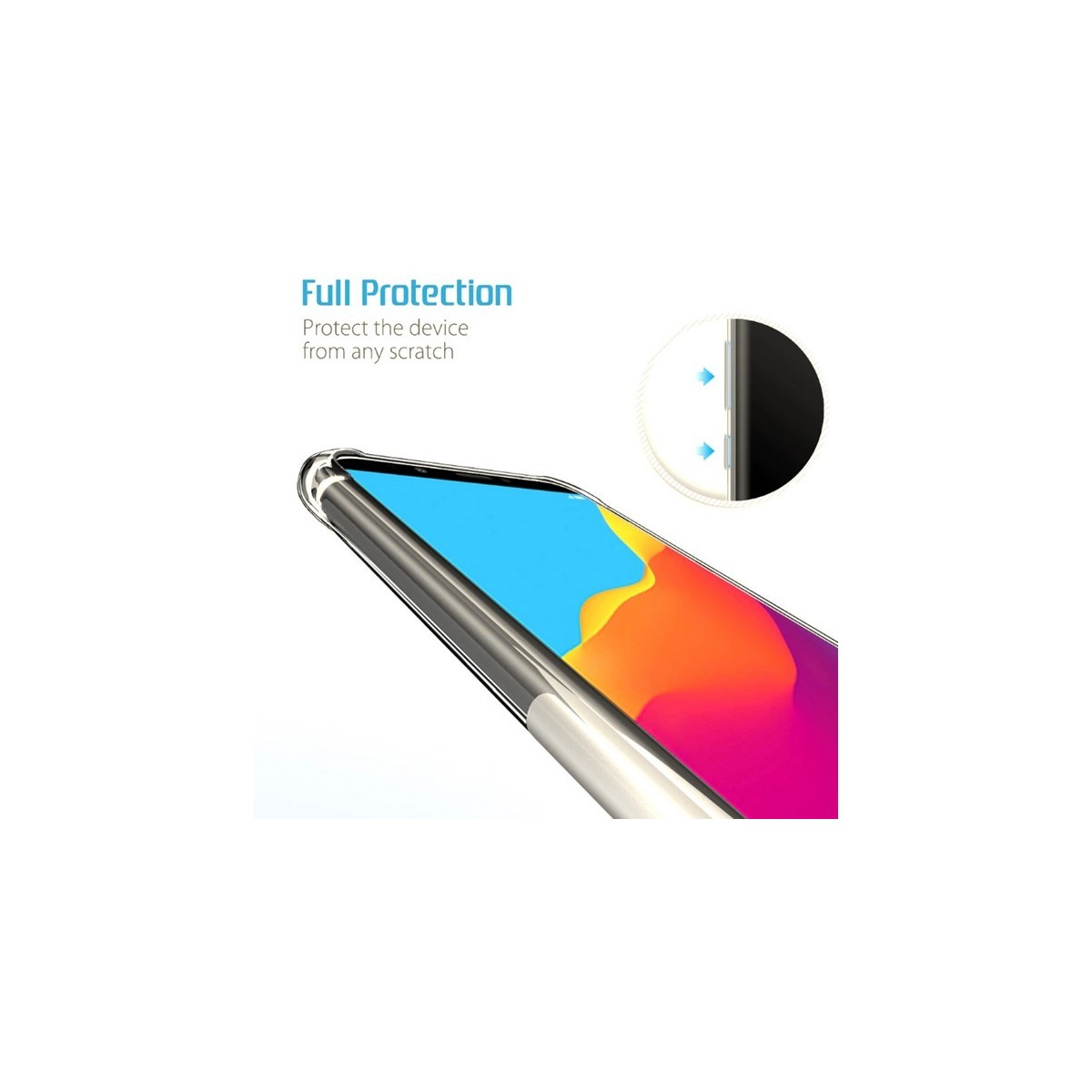 Funda Gel Tpu Anti-Shock Transparente para Huawei Honor 7C / Y7 2018