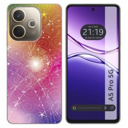 Funda Silicona para Oppo A5 Pro 5G diseño Abstracto Dibujos