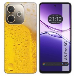 Funda Silicona para Oppo A5 Pro 5G diseño Cerveza Dibujos