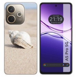 Funda Silicona para Oppo A5 Pro 5G diseño Concha Dibujos