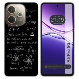 Funda Silicona para Oppo A5 Pro 5G diseño Formulas Dibujos