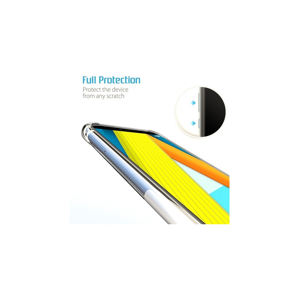 Funda Gel Tpu Anti-Shock Transparente para Huawei Honor 7A / Y6 2018