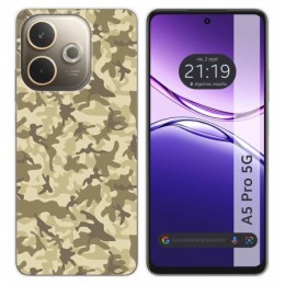 Funda Silicona para Oppo A5 Pro 5G diseño Sand Camuflaje Dibujos