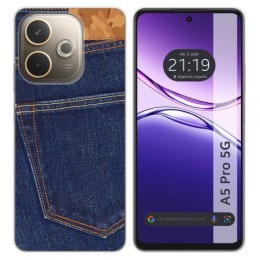 Funda Silicona para Oppo A5 Pro 5G diseño Vaquero Dibujos