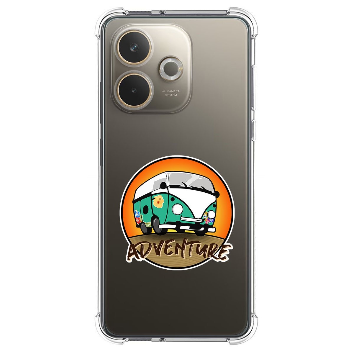 Funda Silicona Antigolpes para Oppo A5 Pro 5G diseño Adventure Dibujos