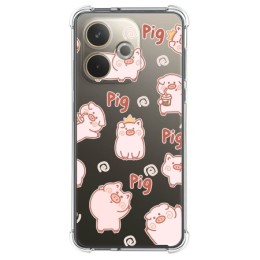 Funda Silicona Antigolpes para Oppo A5 Pro 5G diseño Cerdos Dibujos