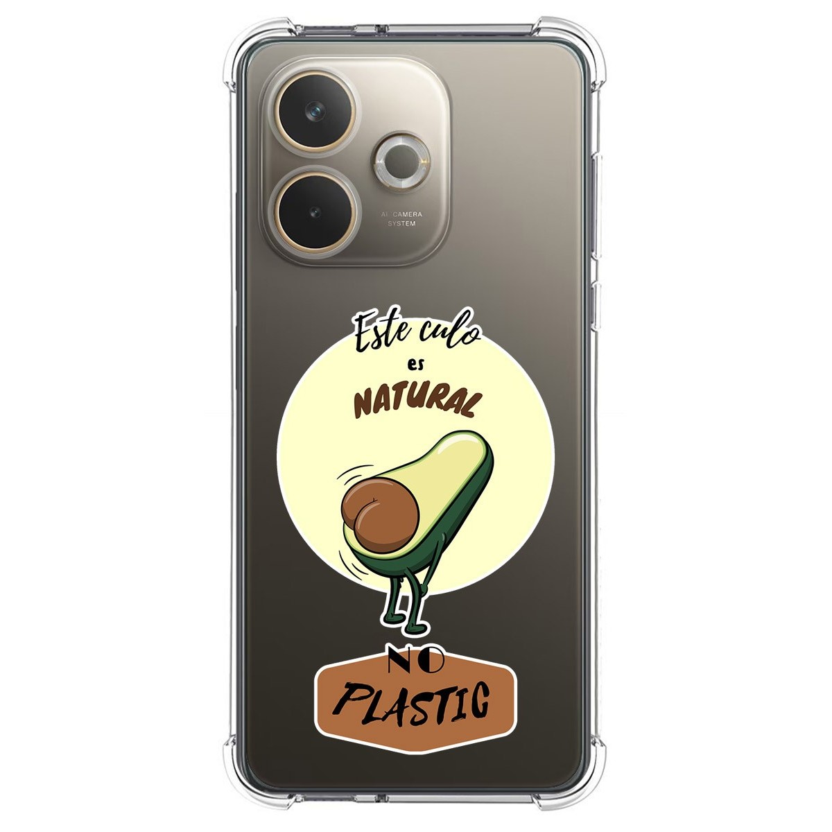Funda Silicona Antigolpes para Oppo A5 Pro 5G diseño Culo Natural Dibujos