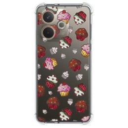 Funda Silicona Antigolpes para Oppo A5 Pro 5G diseño Muffins Dibujos