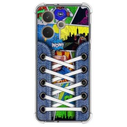 Funda Silicona Antigolpes para Oppo A5 Pro 5G diseño Zapatillas 14 Dibujos