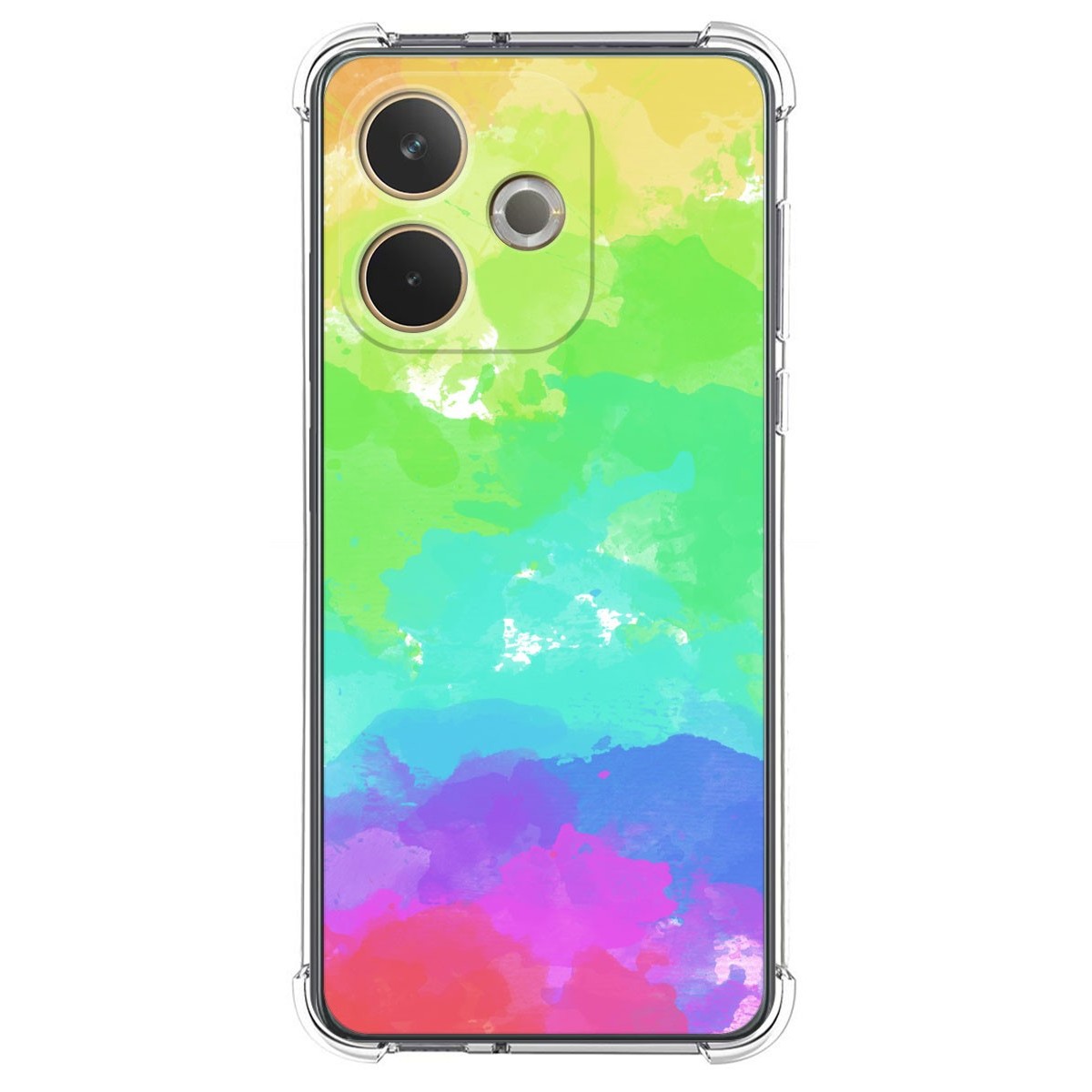 Funda Silicona Antigolpes para Oppo A5 Pro 5G diseño Acuarela 03 Dibujos