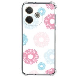 Funda Silicona Antigolpes para Oppo A5 Pro 5G diseño Flores 06 Dibujos