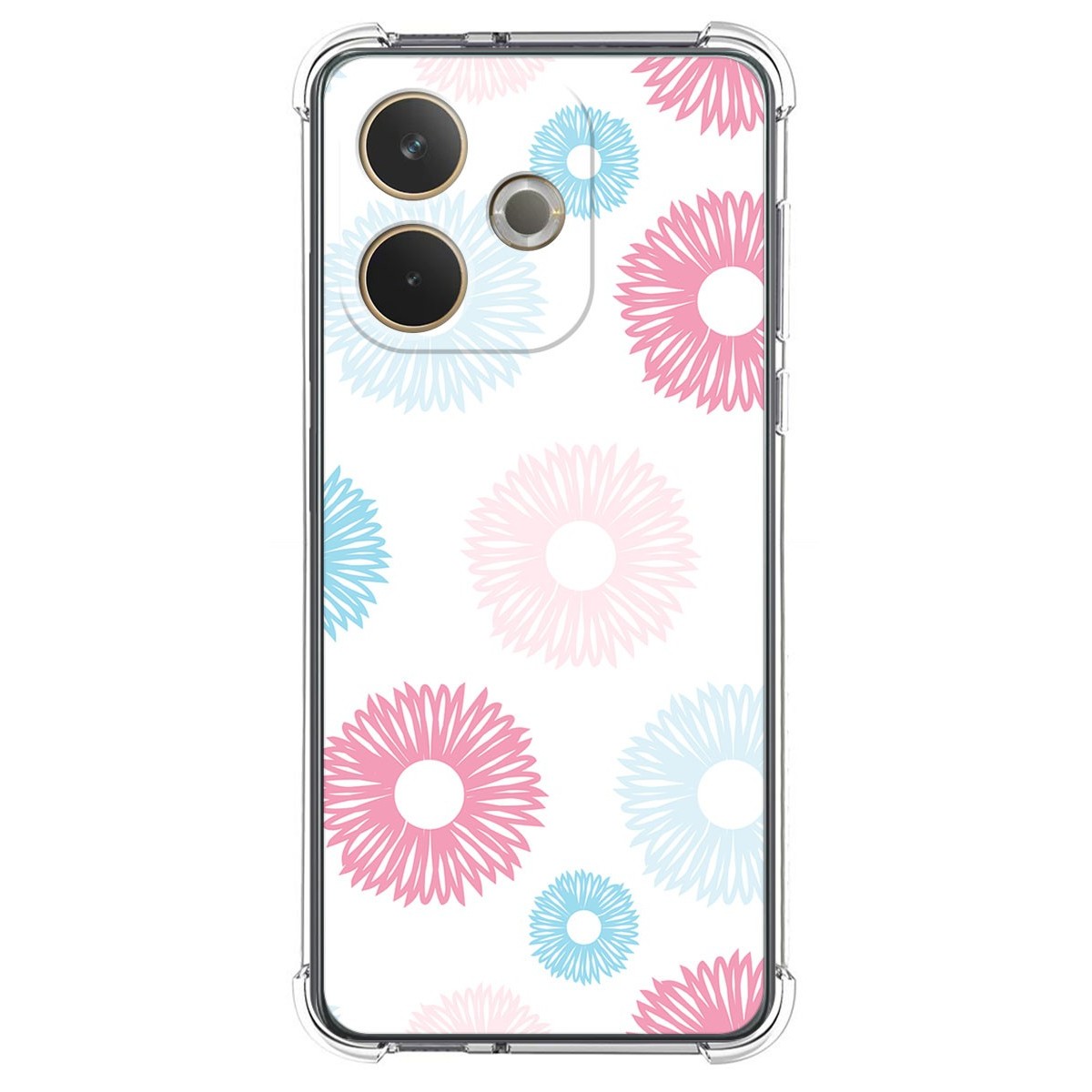 Funda Silicona Antigolpes para Oppo A5 Pro 5G diseño Flores 06 Dibujos