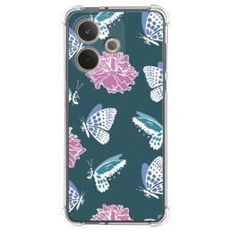 Funda Silicona Antigolpes para Oppo A5 Pro 5G diseño Flores 10 Dibujos