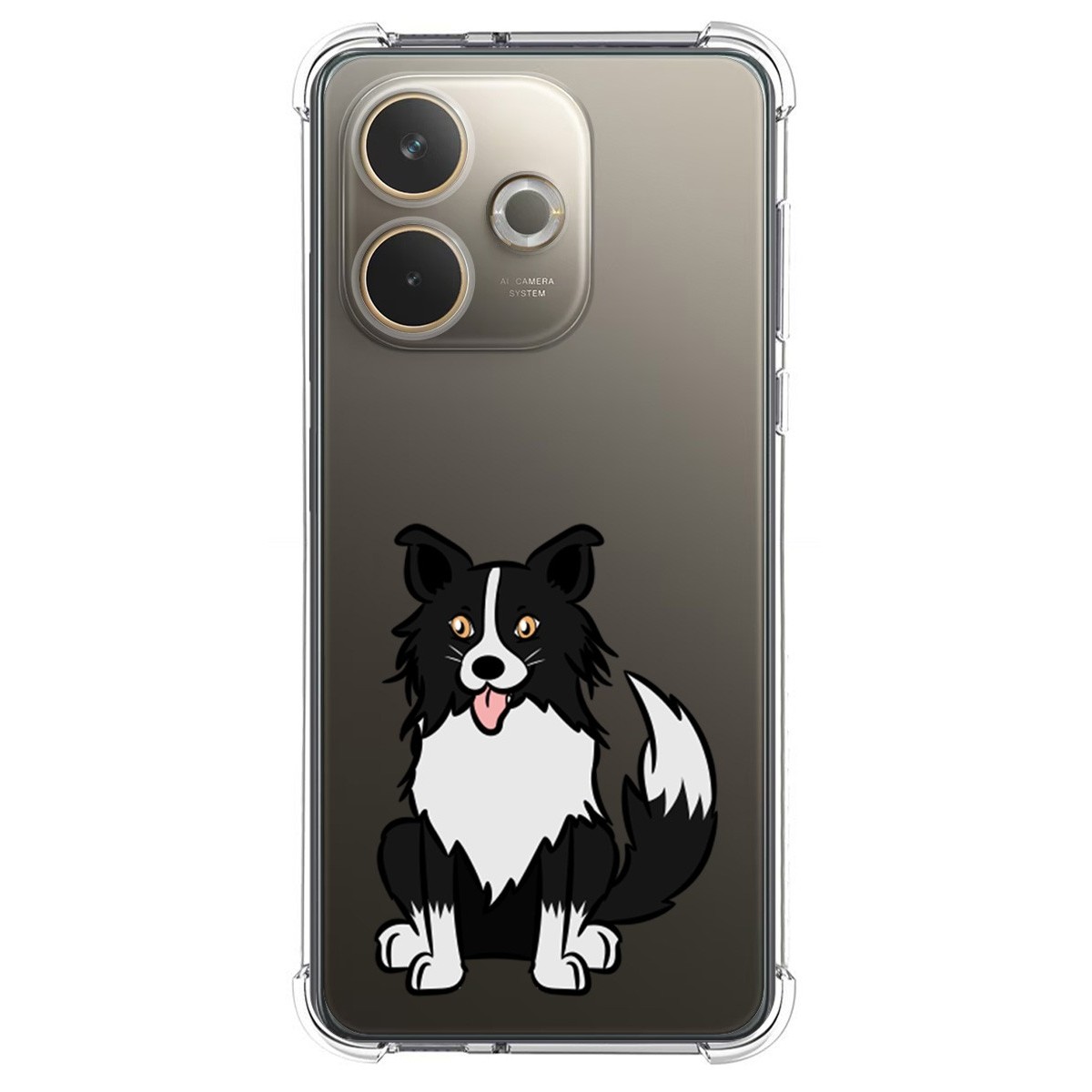 Funda Silicona Antigolpes para Oppo A5 Pro 5G diseño Perros 01 Dibujos