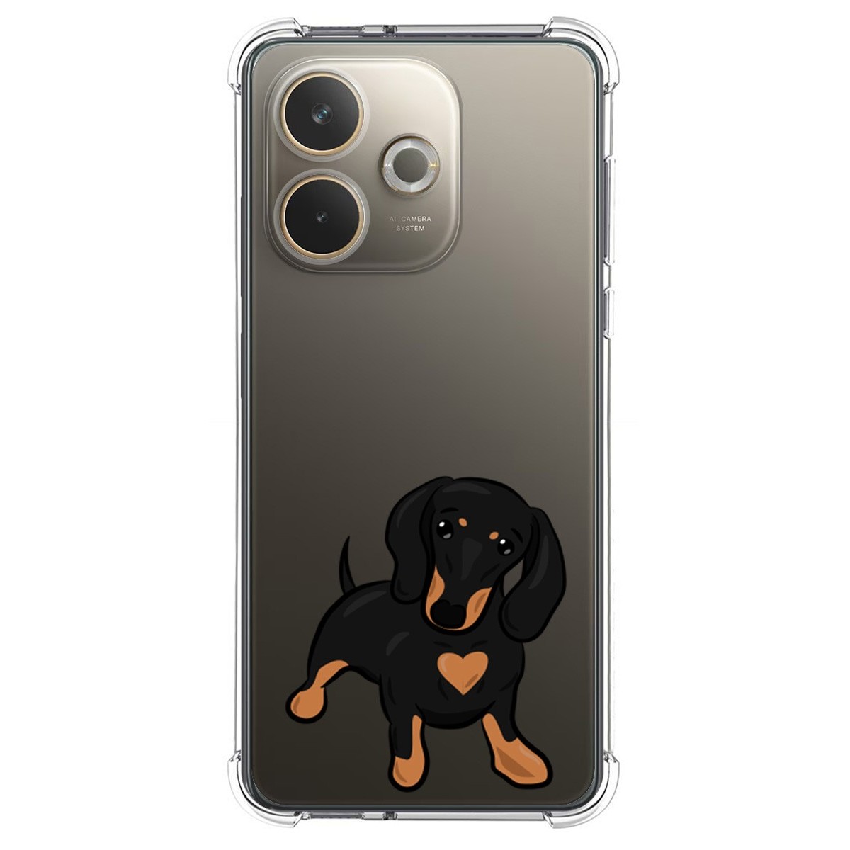 Funda Silicona Antigolpes para Oppo A5 Pro 5G diseño Perros 04 Dibujos