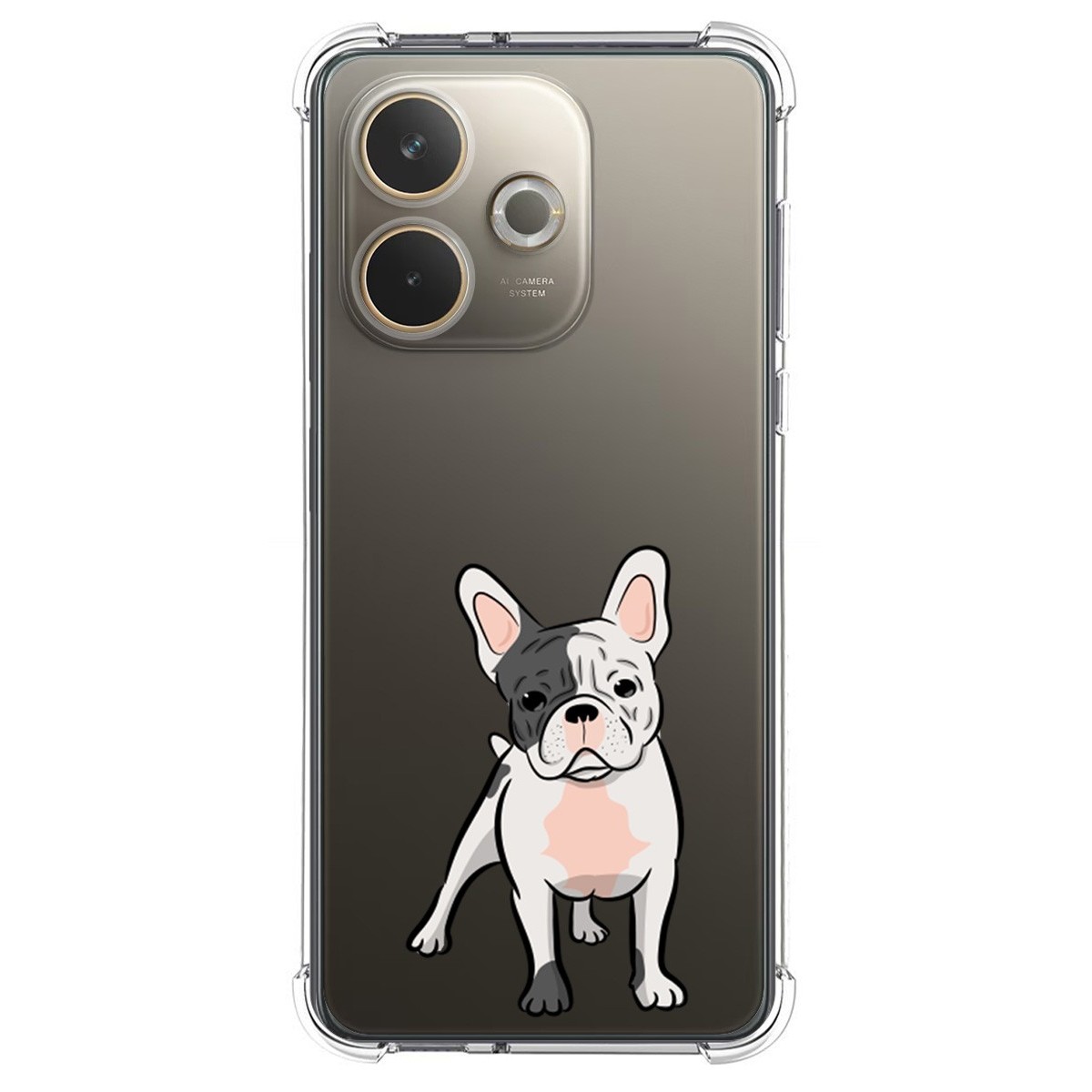 Funda Silicona Antigolpes para Oppo A5 Pro 5G diseño Perros 06 Dibujos