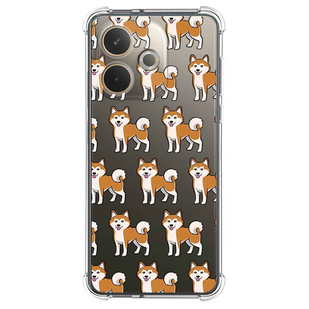 Funda Silicona Antigolpes para Oppo A5 Pro 5G diseño Perros 08 Dibujos