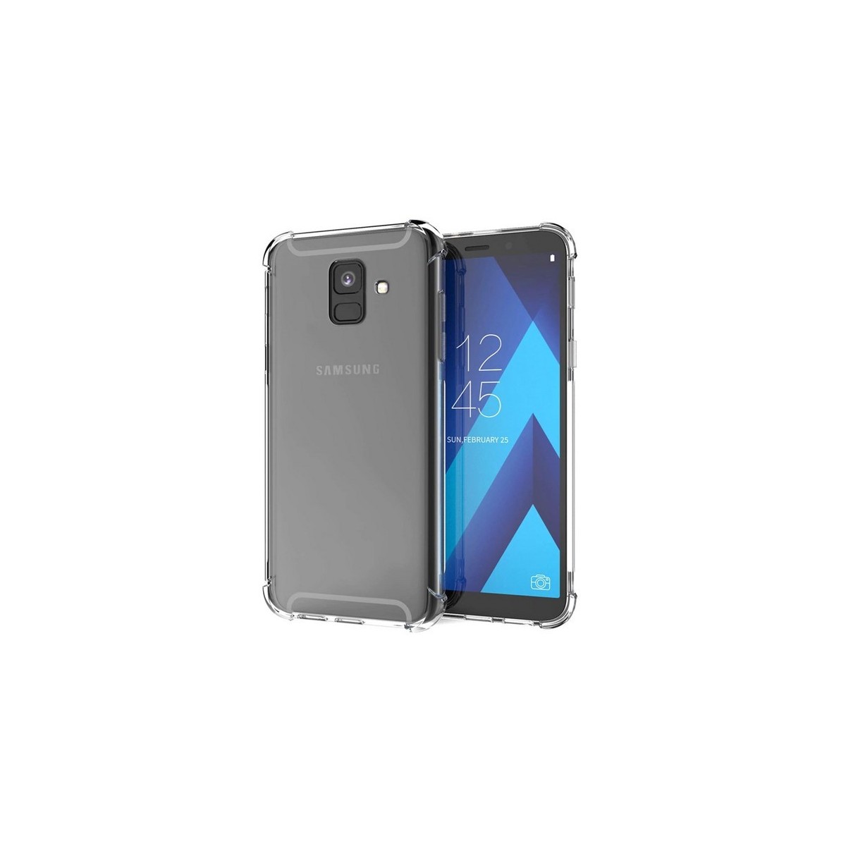 Funda Gel Tpu Anti-Shock Transparente para Samsung Galaxy A6 (2018)