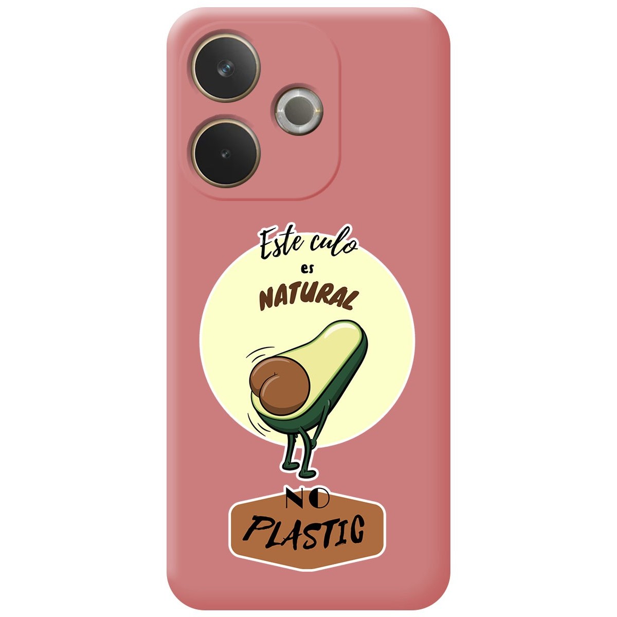 Funda Silicona Líquida Rosa para Oppo A5 Pro 5G diseño Culo Natural Dibujos