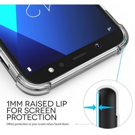 Funda Gel Tpu Anti-Shock Transparente para Samsung Galaxy A6 (2018)