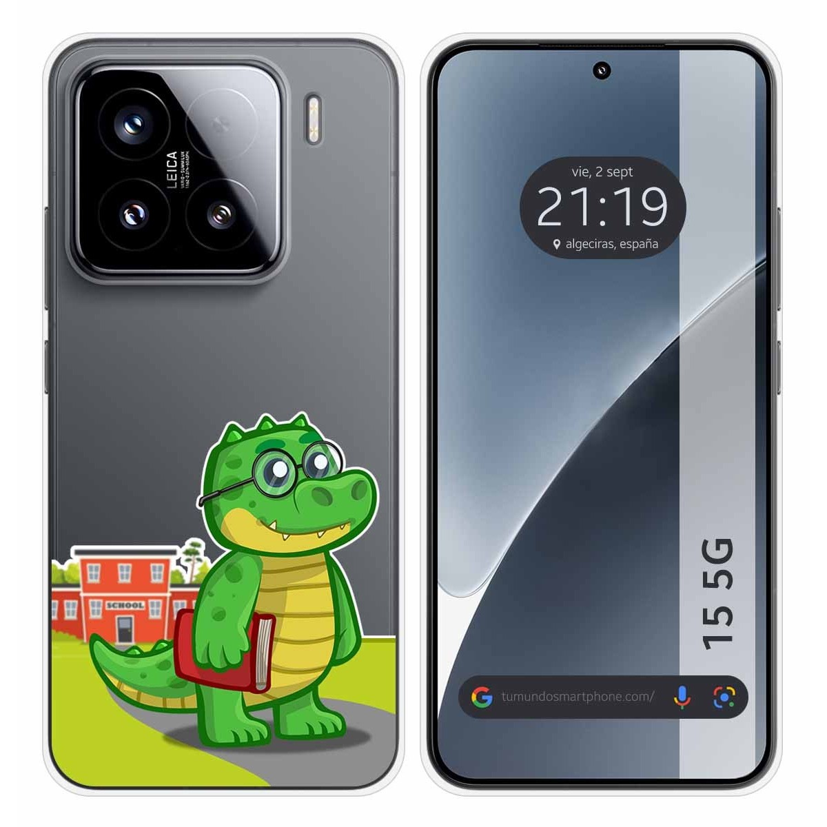 Funda Silicona Transparente para Xiaomi 15 5G diseño Coco Dibujos