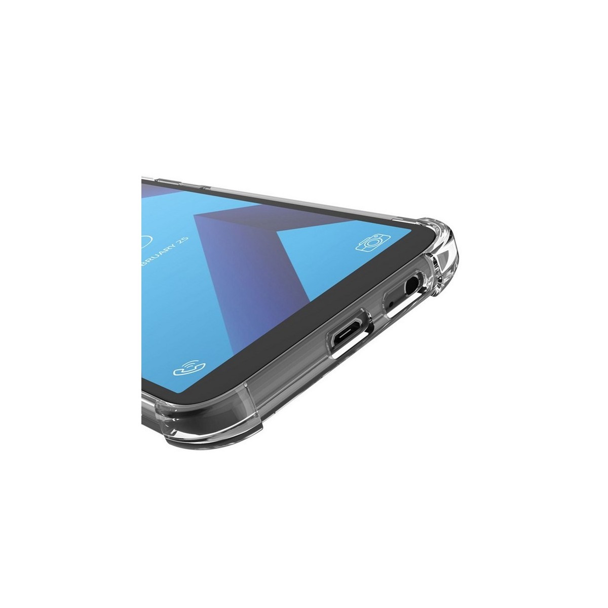 Funda Gel Tpu Anti-Shock Transparente para Samsung Galaxy A6 Plus (2018)