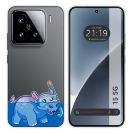 Funda Silicona Transparente para Xiaomi 15 5G diseño Hipo Dibujos
