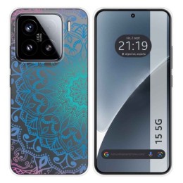 Funda Silicona Transparente para Xiaomi 15 5G diseño Mandala Dibujos