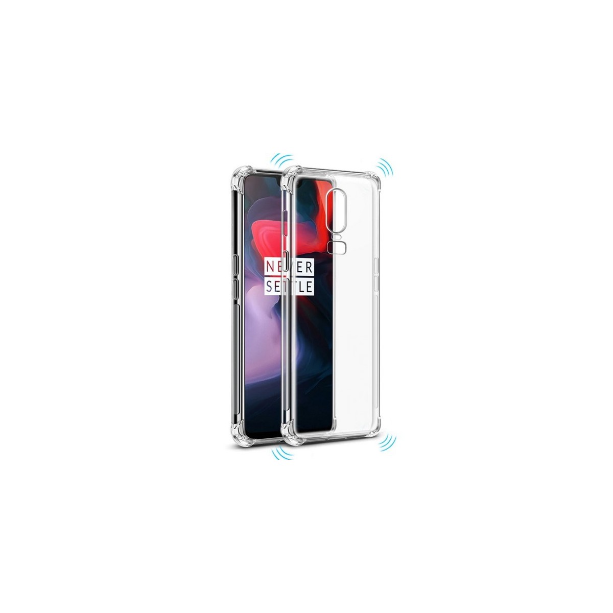 Funda Gel Tpu Anti-Shock Transparente para Oneplus 6