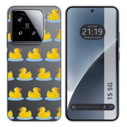 Funda Silicona Transparente para Xiaomi 15 5G diseño Pato Dibujos
