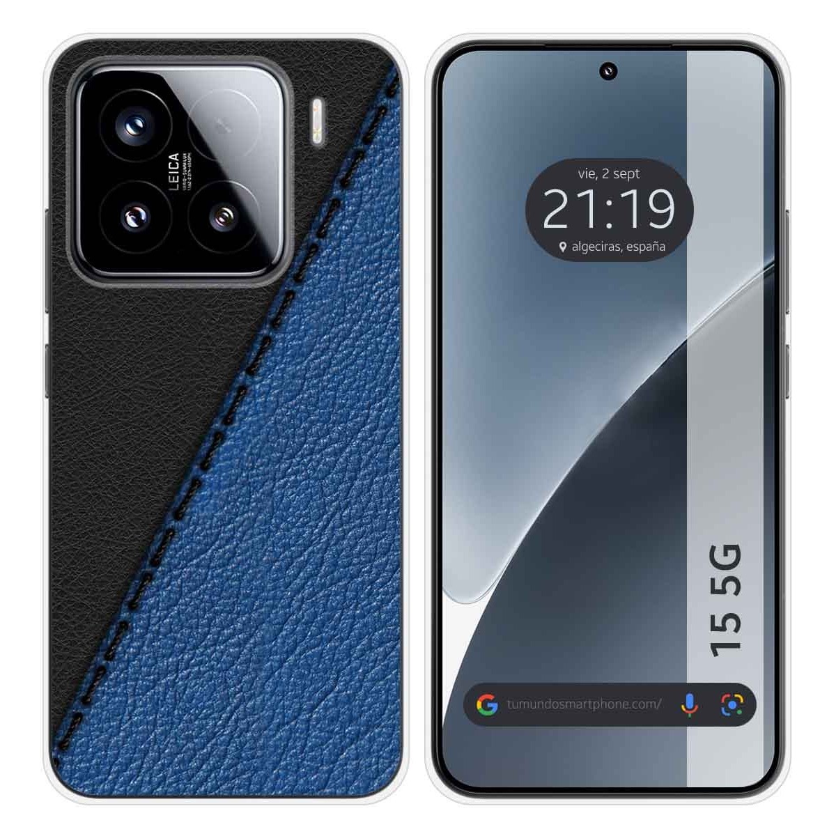 Funda Silicona para Xiaomi 15 5G diseño Cuero 02 Dibujos