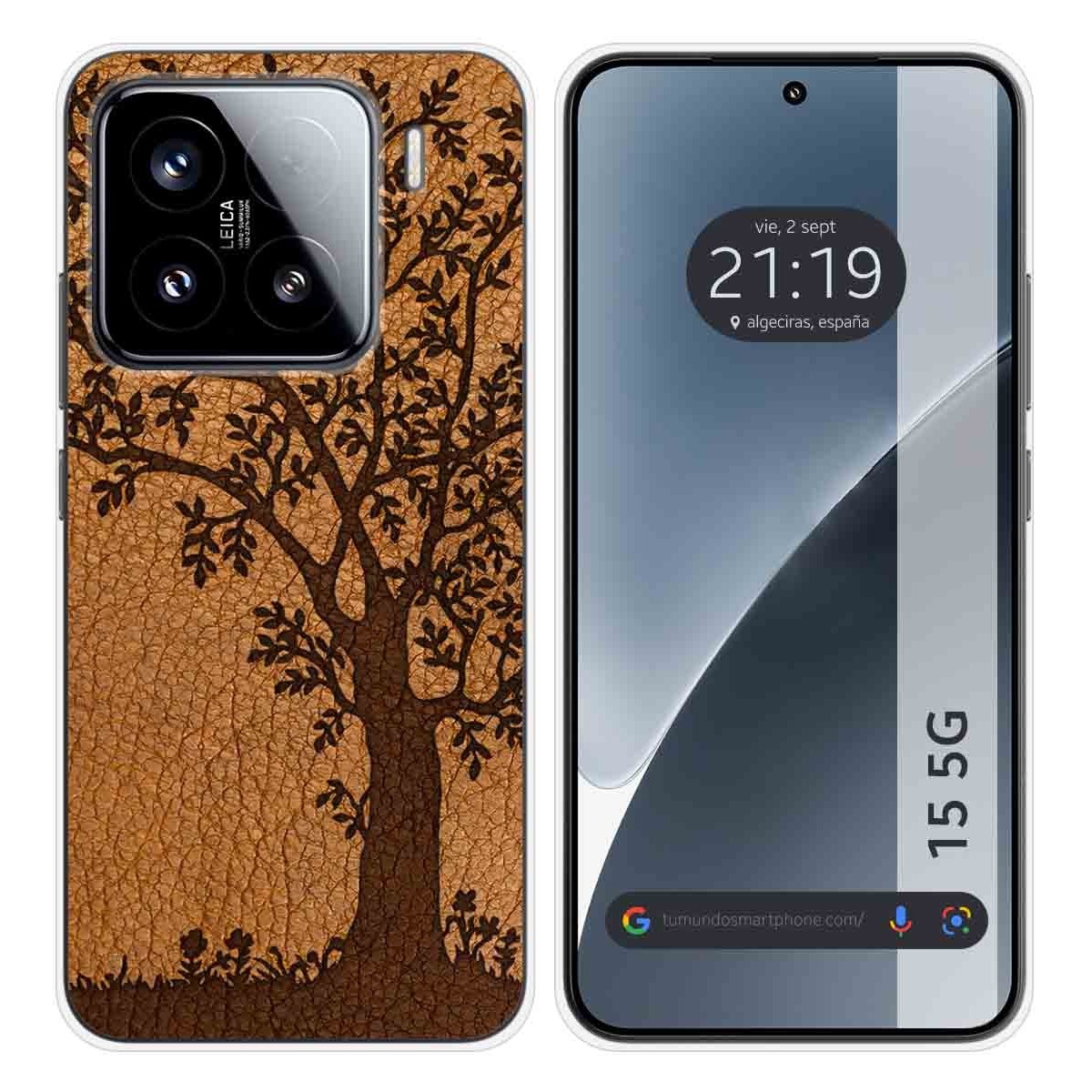 Funda Silicona para Xiaomi 15 5G diseño Cuero 03 Dibujos