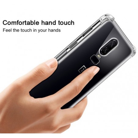 Funda Gel Tpu Anti-Shock Transparente para Oneplus 6