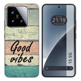 Funda Silicona para Xiaomi 15 5G diseño Madera 01 Dibujos