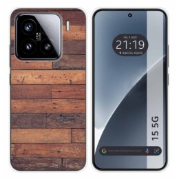 Funda Silicona para Xiaomi 15 5G diseño Madera 03 Dibujos