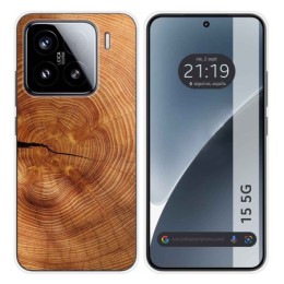 Funda Silicona para Xiaomi 15 5G diseño Madera 04 Dibujos