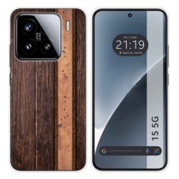 Funda Silicona para Xiaomi 15 5G diseño Madera 05 Dibujos